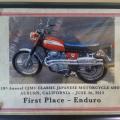 22-18th Annual Auburn CA Classic Japanese Motorcycle Club  TWO 1st Place trophies