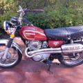 31-1972 Honda CL350 K4 in magna red